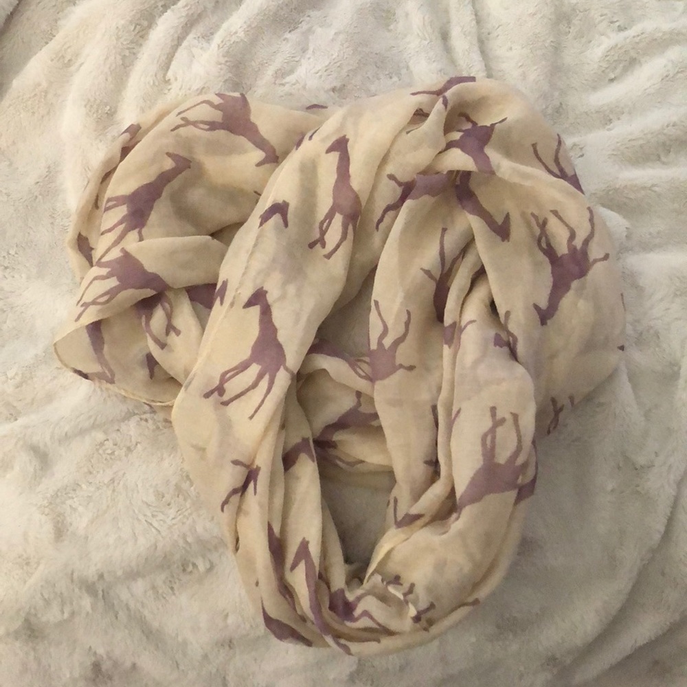 Giraffe infinity scarf